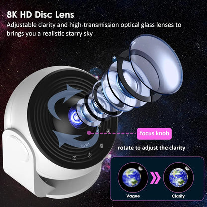 360° Rotating 13-in-1 Galaxy Projector