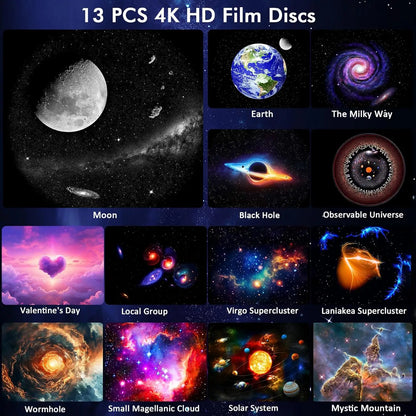 360° Rotating 13-in-1 Galaxy Projector