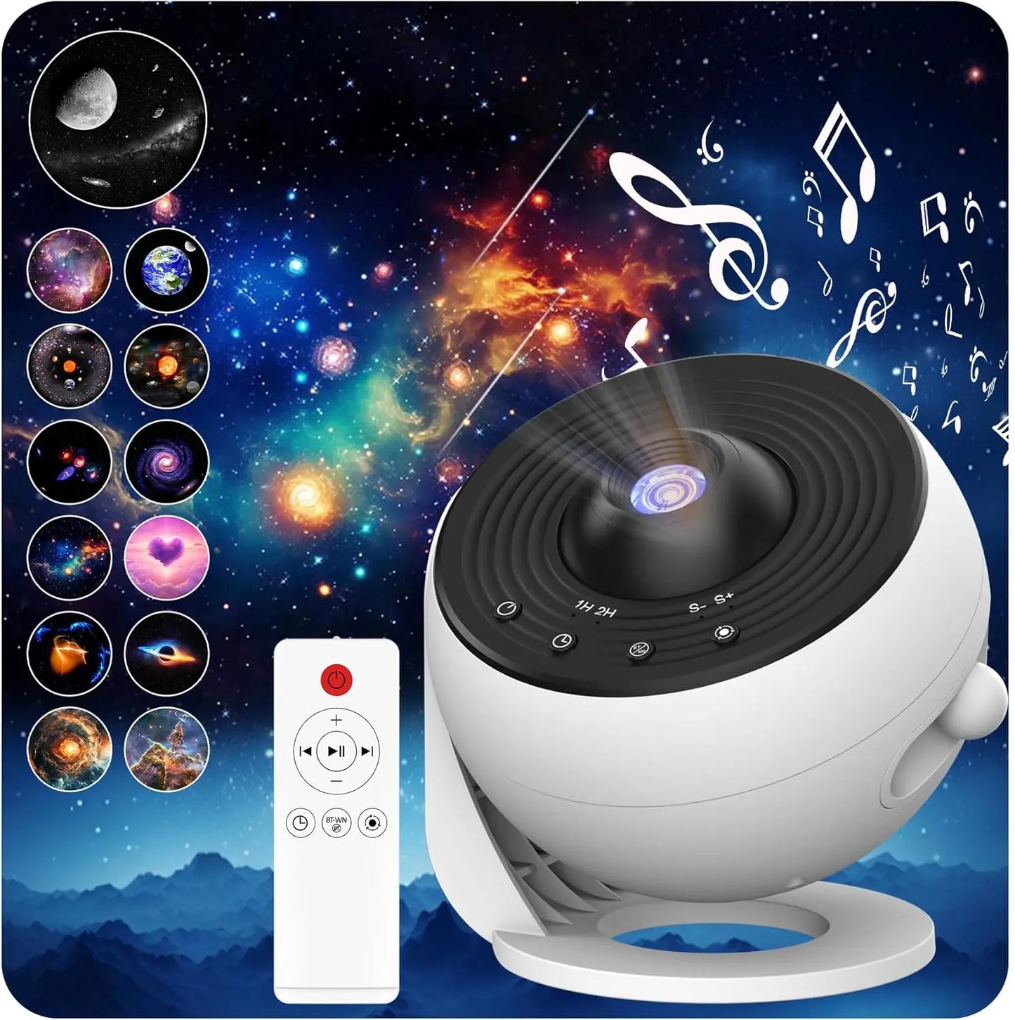 360° Rotating 13-in-1 Galaxy Projector