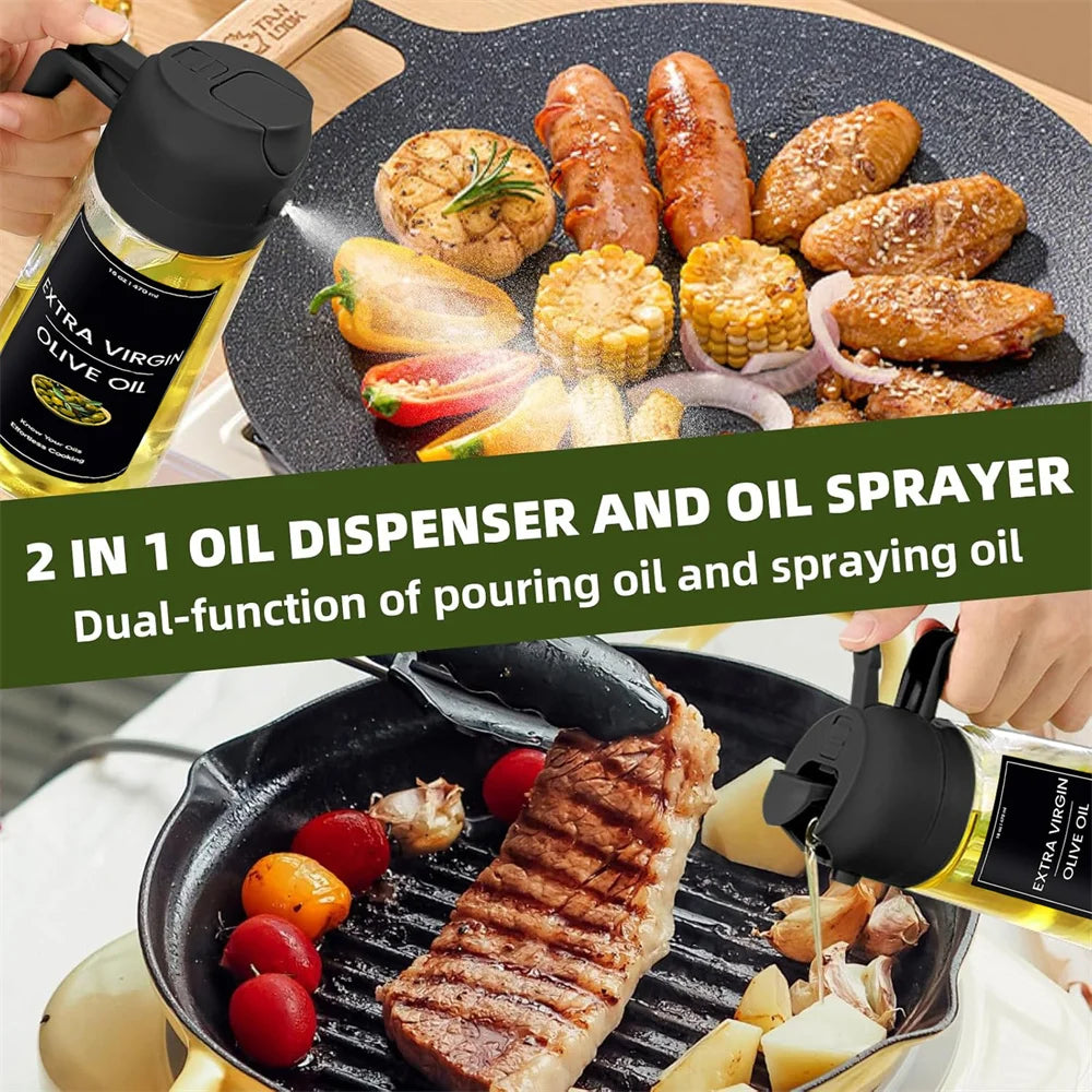 2 in 1 Oil Dispenser Bottle