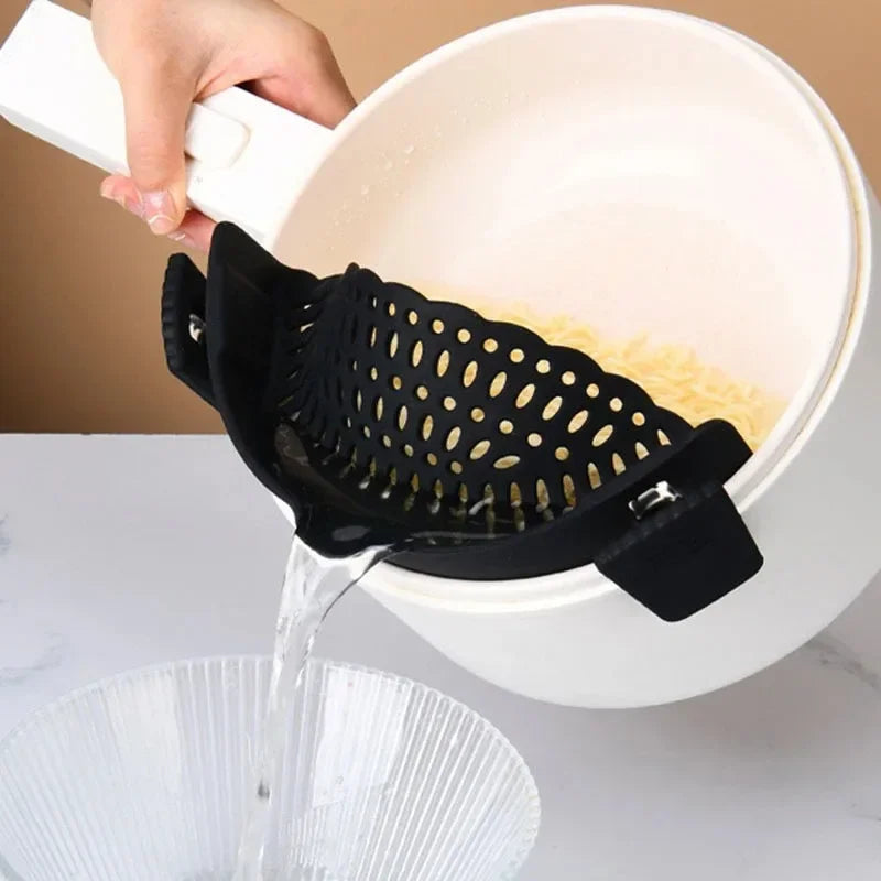 Universal Silicone Clip-On Strainer