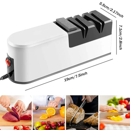4-Slot USB Electric Knife Sharpener
