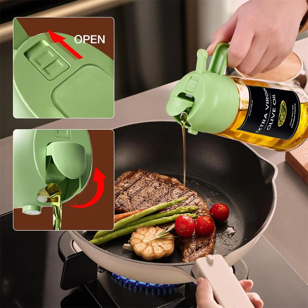 2 in 1 Oil Dispenser Bottle