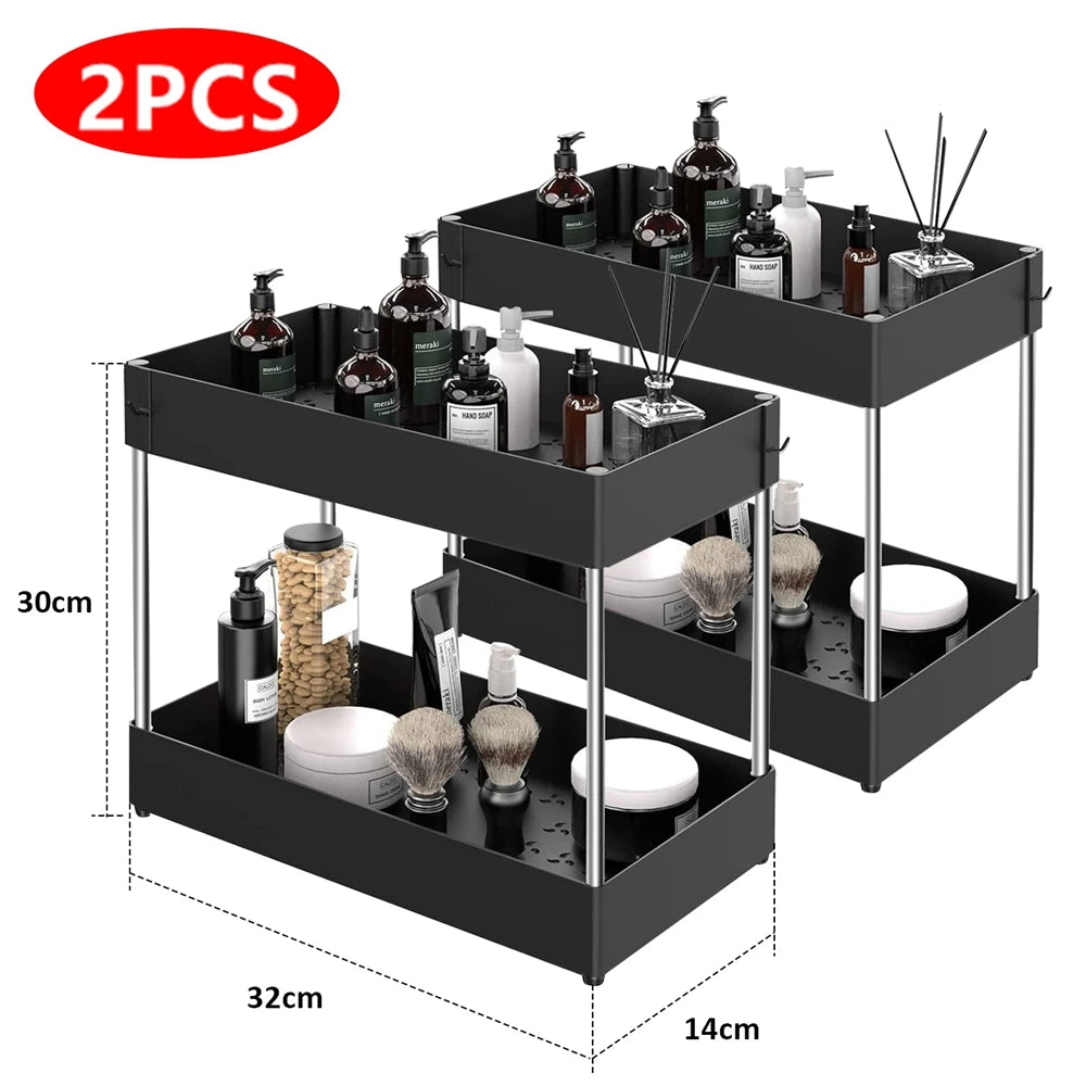 2 Tier Under Sink Organizer