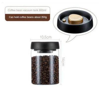 Transparent Glass Food Storage Jars