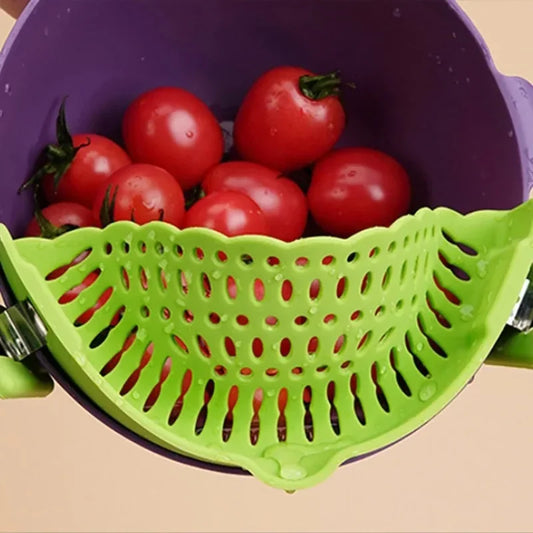 Universal Silicone Clip-On Strainer