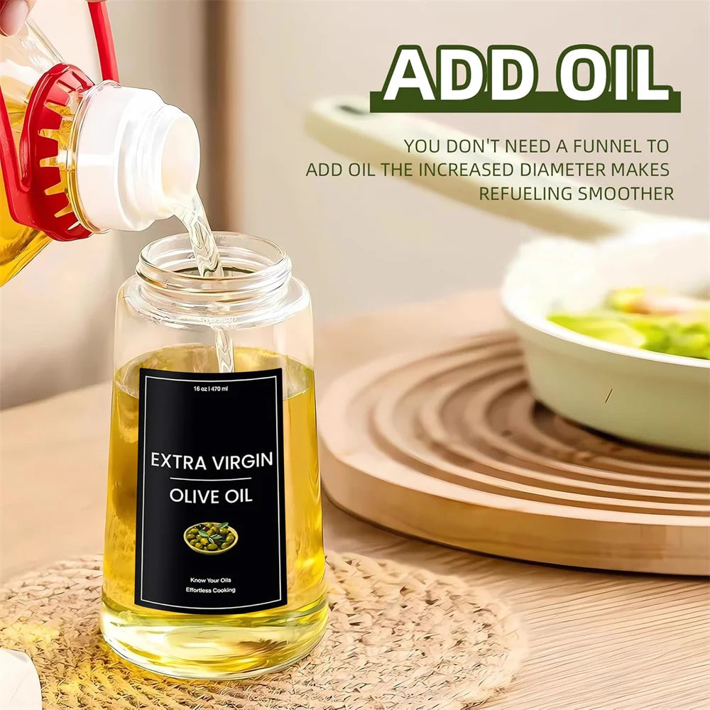 2 in 1 Oil Dispenser Bottle