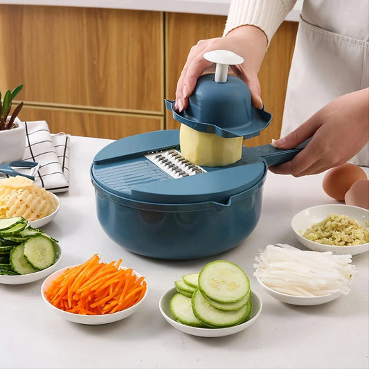 Multifunctional 9 in 1 Vegetable Chopper