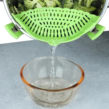 Universal Silicone Clip-On Strainer