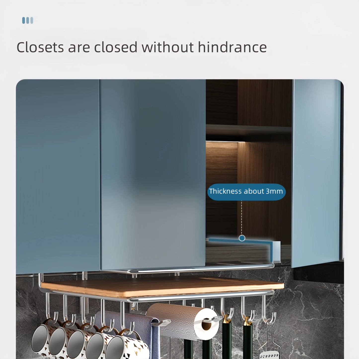 Stainless Steel Hanging Kitchen Storage Rack