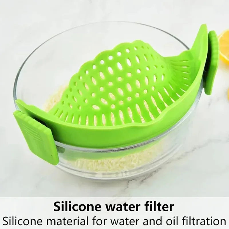 Universal Silicone Clip-On Strainer