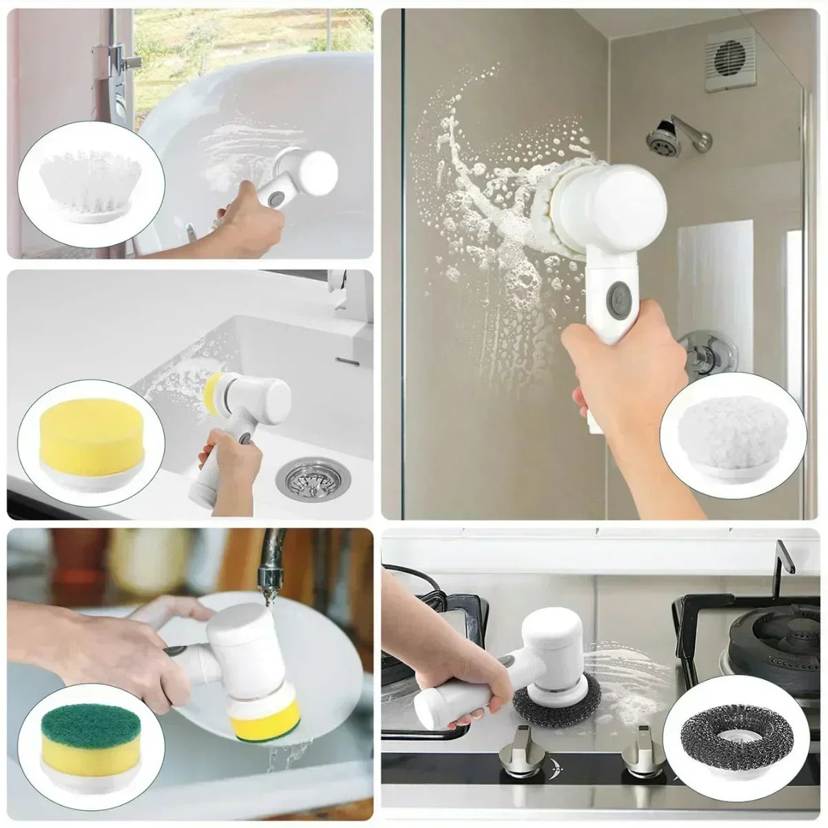 cordless Kitchen Electric Cleaning Brush
