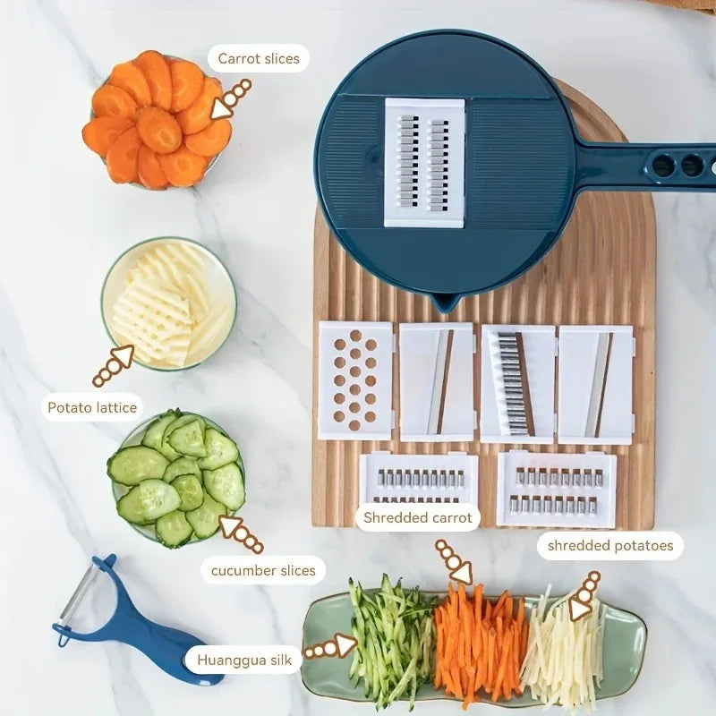 Multifunctional 9 in 1 Vegetable Chopper