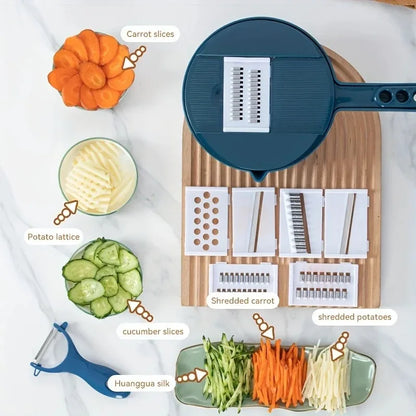Multifunctional 9 in 1 Vegetable Chopper