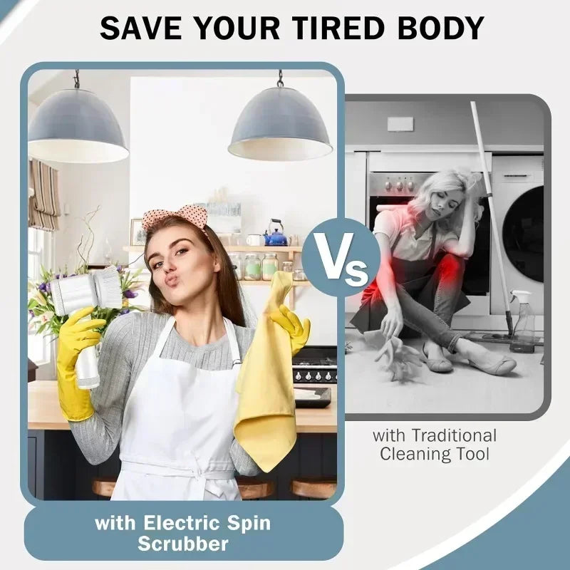 cordless Kitchen Electric Cleaning Brush