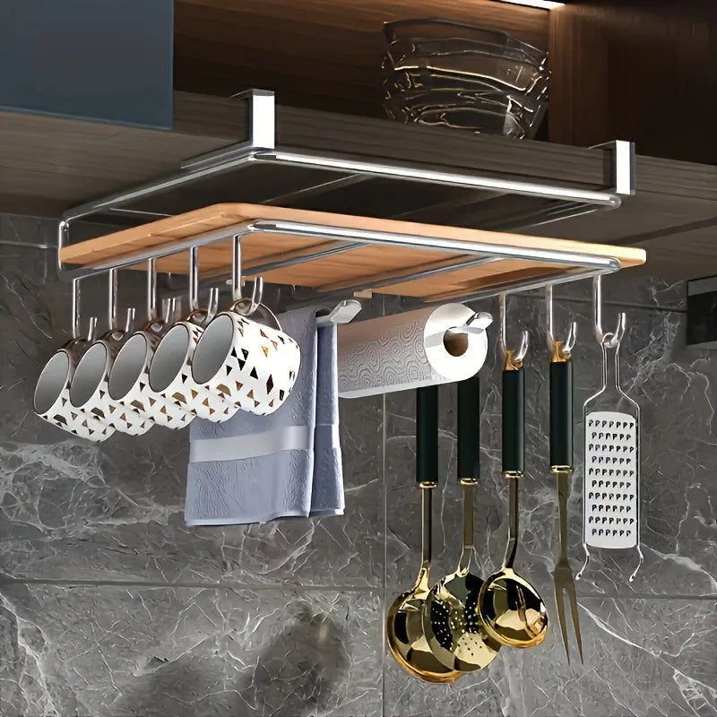 Stainless Steel Hanging Kitchen Storage Rack